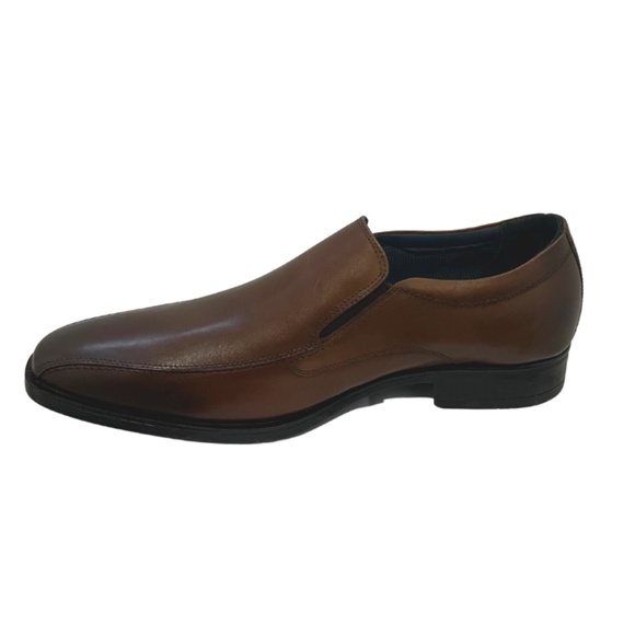 Johnston & Murphy Mens Gibbons Run-Off Loafer.  Brown Full Grain 15-8824 main image 8